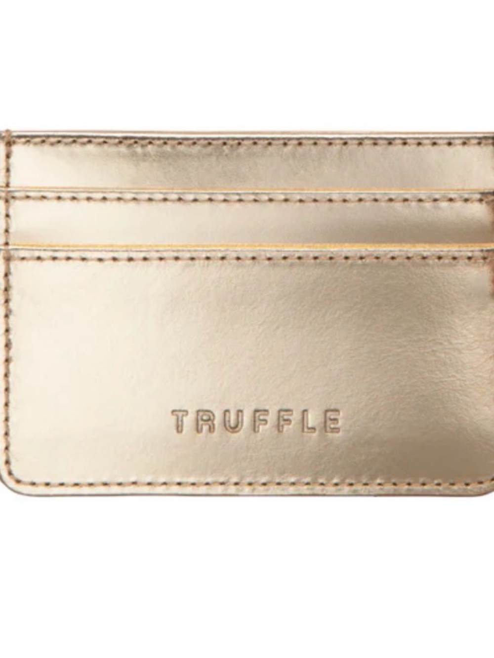 Truffle Privacy Card Case - Gold